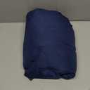 Extra Deep Cal King Fitted Sheet - Hotel Luxury Single Fitted Sheet Only - Easily Fits 18 inch to 24 inch Mattress - Ultra Soft, Wrinkle Free with Extra Deep Pockets - Breathable & Comfy - Navy Blue