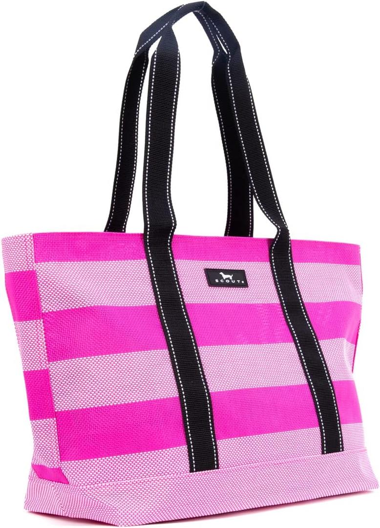 SCOUT Joyride - Large Sandproof Beach Bag For Women - Durable Mesh Woven Beach Tote, Pool Bag - Fabric Lets Sand Escape