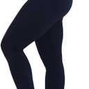 Sunzel Hidden Butt Lifting 25" Workout Leggings for Women, High Waisted Tummy Control Gym Yoga Pants (Black, L)