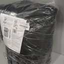 ULTCOVER 600D Tough Canvas Heavy Duty Rectangular Patio Table and Chair Cover - Waterproof Outdoor General Purpose Furniture Covers 111 x 74 inch, Black