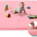 Baby Play Mat for Floor,Tummy Time Area Rug 59x79 Playpen Muscle Mat Pink | Ultra Thick Elastic Foam Playmat Crawling Exercise Activity Cushion Mat Playroom Area Kids Rug for Babies,Toddlers,Infants