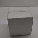 Nervure 100Pcs White Plastic Plates - 7.5inch Disposable White Dessert/Salad Plates - Heavy Duty Plastic Plate Ideal for Wedding & Party