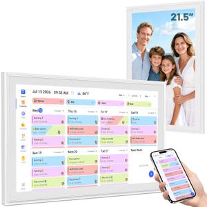 21.5" Smart Wall Calendar 2026 Planner & Chore Chart, Touchscreen