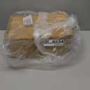 Woanger Set of 4 Wicker Storage Baskets Organizer，Handwoven Storage Bins with Lid for Organizing, Home Utility Box for Home Office Supplies Multipurpose Container(Orange)