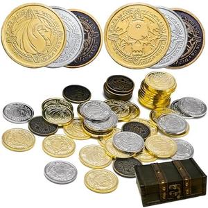 ACTIONDRAKE Metal Pirate Coins, 50 Pieces Lots of Toys Gold Coins for Board,for DND Props Accessories, Treasures and Treasure chests Fantasy Dragon Coinsfor RPG Tablelap ACTIONDRAKE Metal Pirate Coins, 50 Pieces Lots of Toys Gold Coins for Board,for DND Props Accessories, Treasures and Treasure chests Fantasy Dragon Coinsfor RPG Tablelap