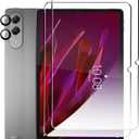 for Lenovo Yoga Tab 11.1 Inch Tablet 2025 Screen Protector with Camera Lens Protector,Tempered Glass Film,HD Clear,Anti-Scratch,Bubble Free (2+2 Pack)