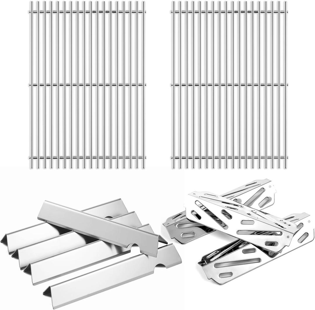 Genesis II E-310 Grill Parts Replacement for Weber Genesis II E310 II SE-310 II E-335 II E335 II E-315 Stainless Steel Genesis 2 Grill Parts 66795 Flavorizer Bars 66685 Heat Deflector 66095 Grates