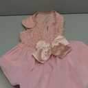 ASENKU Dog Dress Pet Wedding Dress Princess Lace Puppy Birthday Party Outfit Formal Apparel Girl for Small Medium Dogs Cats (Large, Pink)