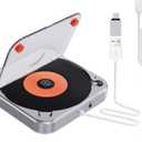 Portable CD Player for Car with USB/AUX Port, CENXINY External CD Player Compatible with Car Stereo Radio,Universal for Vehicle,with 1 M AUX Cable/1.5 M USB Extension Cable/Adapter(A to C)