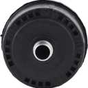 Air Compressor Muffler Noise Reducer 3/4 Inch 25mm Plastic Round Intake Muffler 80mm