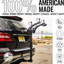 Saris Bones 2-Bike Hitch Rack Bicycle Carrier, with Easy Fold Design and Tilting Base