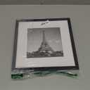 upsimples 12x12 Picture Frame, Display Pictures 8x8 with Mat or 12x12 Without Mat, Wall Hanging Photo Frame, Black, 1 Pack