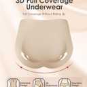 Kalapa Seamless Womens Underwear High Waisted No Show Briefs Silky Stretch Breathable Full Coverage Ladies Panties Multi Pack (US, Alpha, Medium, Regular, Regular, Nude (6 Pack))
