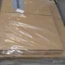 Amazon Basics Sturdy Wardrobe Moving Boxes with Hanger Bar for Packing Clothes, Easy to Assemble, With Handles, 20" x 20" x 34", Brown, 3-Pack