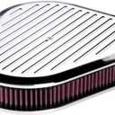 BILLET SPEC Air Cleaner, Triangle Ball Milled Polished
