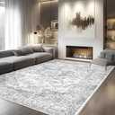 Area Rugs 8x10 Living Room - Machine Washable Rug Large Floor Carpet for Bedroom Dining Room Home
