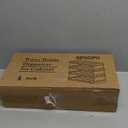 Stackable Water Bottle Organizer, Large Compartment Water Bottle Holder, 4 Tier Clear Water Bottle Organizer for Cabinet, Bottle Rack for Kitchen Organization and Storage - Hold 16 Bottles