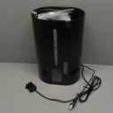 6L Humidifiers for Bedroom Large Room Home,Cool and Warm Humidifier for Baby and Plants Hot Mist Top Fill Desk Humidifiers Oil Diffuser,Quiet,Adjustable Mist,360Nozzle-Black (2026 Upgraded)