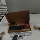 Soft Bullet Toy Gun Shell Ejecting Toy Pistol, EVA Foam Bullets Toy Guns for Boys, Kids, Gifts, Educational Model Toys and Fun Shooting Experience (Grey)