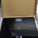 NUTRI FIT Extra-Wide/Ultra-Thick Digital Body Weight Bathroom Scale with 3 Inch Large Easy Read Backlit LCD Display Max Capacity 400lb Step-on Technology, Black