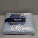 Bedsure Cooling Cotton Waffle King Size Blanket - Lightweight Breathable Blanket of Rayon Derived from Bamboo for Hot Sleepers, Luxury Throws for Bed, Couch and Sofa, Sky Blue, 104x90 Inches