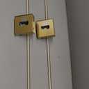 KDG Cordless Wall Sconces Set of 2, Wireless 5200mAh Rechargeable Battery Operated LED Wall Lamps with Remote, 360 Rotate Lightings for Wall Painting, Bedroom, Hallway, Night Light 31.5 inch (Gold)