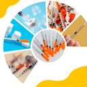 5 x 1/2ml Syringe with Needle,1/2ml 31G 8mm Syringe,Individually Wrapped,Pack of 10