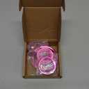 Savadicar CKT01 Billet Aluminum Control Knob Trim Sets, Headlight/4WD/HVAC Climate Control Knob Ring Bezels, Air Conditioner/Radio Switch Cover for 2021-2025 Ford Bronco, Interior Accessories, Pink