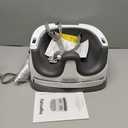 Ingenuity Baby Base 2-in-1 Booster Feeding and Floor Seat with Self-Storing Tray - Slate