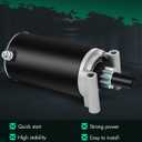 SCITOO Starter Motor SAB0157 5801N for Toro Tractors-Garden GT2100/GT2200 2006-2008 GT2300 2006 Tractors-Lawn LX425 2007/LX468 2008/LX468 LX500 2006 Tractors-Lawn SL500 12 Volt CCW 10-Tooth Pinion