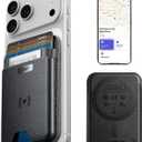 ESR Geo for MagSafe Wallet with Full Find My Functionality, RFID Blocking, 5 Cards Holder for Phone Case, Strong Magnetic Wallet for iPhone 17/16/15/14/13/12 Series, Not for 13/12 Mini, Black