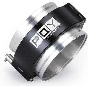 3 Inch Aluminum Quick Release V Band Clamp with Flange Intake Intercooler Pipe Clamp Throttle Union Sleeve