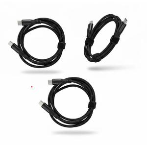 USB-C to USB-C Cable 3-Pack, 100W Power Delivery, Fast Charging & Data Sync, Compatible with iPhone 17/16/15 Pro, Android, iPad, Tablets, 1m/3ft