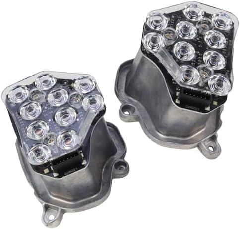 MUNIK Turn Signal Led Headlight Left & Right Turn Signal LED Headlight Indicator Module for BMW 520i 523i 528i 530i 535i Replace# 63117271901 63117271902