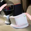 Seat Belt Buckle Holder Easy Access to The Buckles of Rear Seats - Plug The Seat Belt in with Only One Hand Friendly to Kids, and Passengers with Special Needs, 2Pcs