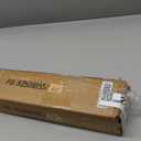 Black Double Corner Window Curtain Rods with Aluminum End Cap Finials and Brackets,1 Inch Diameter Dual Bay Window Curtain Rods, Adjustable 2 Sided 20-36" and 36-72" Center Double Rod