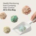 Smart Health Monitoring Cat Litter Color-Changing, Fast Clumping, Odor Control, Low Dust | 3-Pack,Free cat scartcher