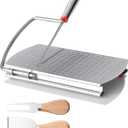 Cheese Slicer with 2 PCS Knife, Multipurpose Cheese Cutter Stainless Steel Cheese Slicers with 2 PCS Cheese Knives Set