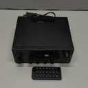 Romica Stereo Audio Amplifier, 2 Channel 500W Bluetooth 5.0 Home Theater Power Amplifier with FM, Echo, AUX, USB, SD, MIC Inputs, HiFi AMP for Passive Speakers and Active subwoofer