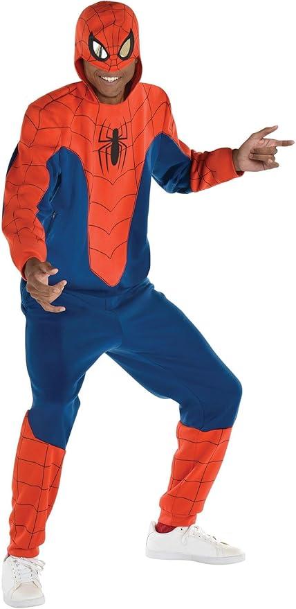 Party City Spider-Man Suit Costume for Men - Marvel Comics Superhero One-Piece Costume