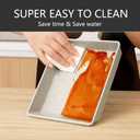 Tamagoyaki Pan, Japanese Omelette Pan, White Tamagoyaki Egg Pan, Non Stick Rectangle Pan, Small Frying Pan 6 X 7 Inch