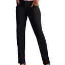 LEE Women's Relaxed Fit All Day Straight Leg Pant (6, Black)
