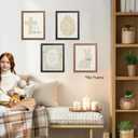 AEHIE Spring Floral Cross Easter Christian Wall Art Poster Prints for Home Living Room Bedroom Decor, He is Risen, Easter Egg Rabbit Bunny Floral Decorations Prints Wall Art Unframed 4pcs 8x10in, Spring Sale