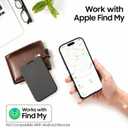 2 Pack Air Smart Tracker Card Work with Apple Find My (iOS Only) [MFi Certified] Ultra Slim Bluetooth Wallet Tracking Card Wireless Charging Waterproof Item Locator for Keys Bag Passport Purse Luggage