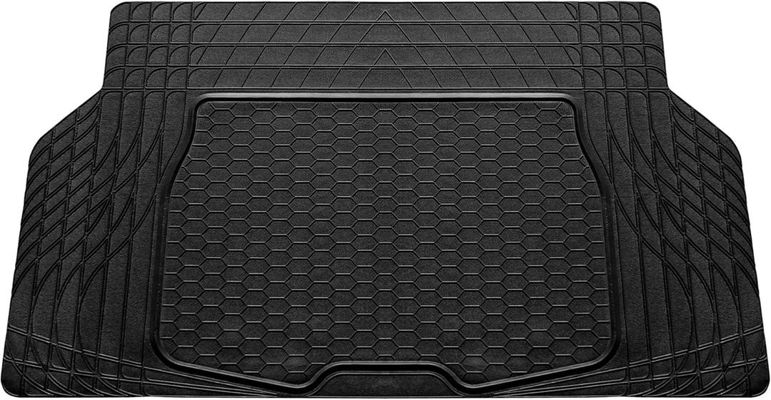 FH Group ClimaProof Universal Cargo Mat  All-Weather, Trimmable Trunk Mat (55" W x 31.5" D)  Fits Most Cars, SUVs & Trucks  Black