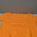 UNCLECAT Women's Puff Short Sleeve Sweaters Trendy Fall Tops Casual Pullover, Size: Medium