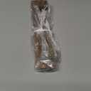 uxcell 4Pcs Wood Drawer Pulls, 8 Inch Hole Center Square Wooden Drawer Pulls Cabinet Handles with Screws for Kitchen Dresser Wardrobes Door Cupboard, Dark Walnut