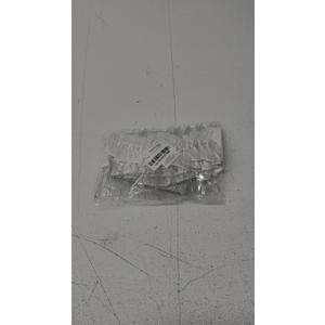 Bright Creations 100-Pack Twist Tie Bows, Metallic white Pre-Tied Satin Ribbon for Gift Wrap Bags Boxes, Party Favors, Baked Goods, Crafts, Mini Bowties for Hair Decorations (2.5x3")