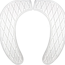 Yoande Gel Toilet Seat Cushion Pad Washable Toilet Seat Cover Portable Padded Adhesive Riser Cushion for Toilets Commode Chair Pain Relief Comfort for Elderly Handicapped Seniors(Clear)