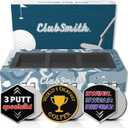 ClubSmith® Golf Ball Marker Gift Box Set with Magnetic Hat Clips, Funny Putting Marker Cool Golf Accessories, Premium Gifts for Men & Women Golfers (Set of 3)